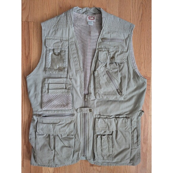 Banana Republic Other - Vintage Banana Republic Vest Men's Medium Beige Vented Cargo Photo Safari Fish